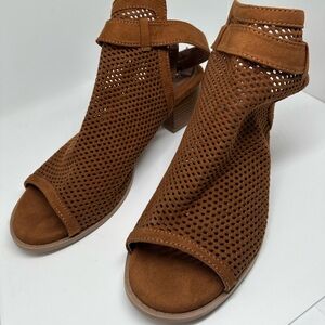 Qupid Doria Mule Block Heel Sandals